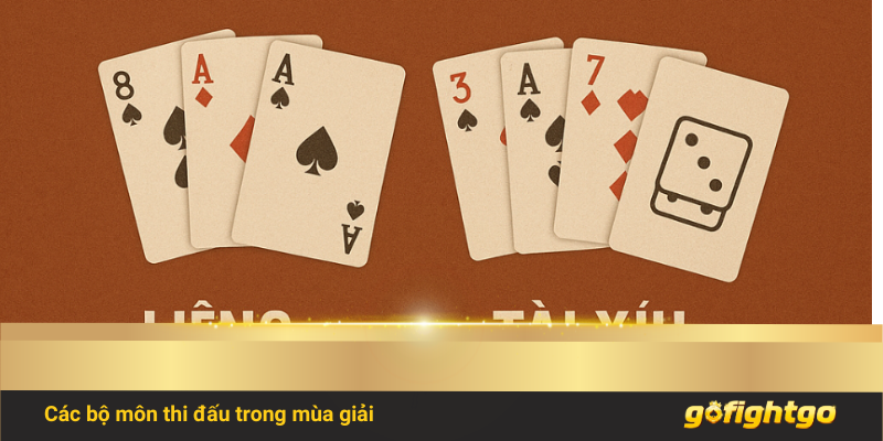 Các bộ môn thi đấu trong mùa giải
