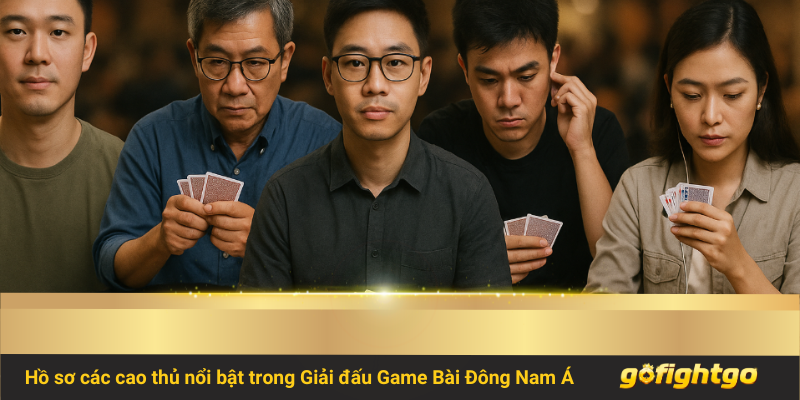 Hồ sơ các cao thủ nổi bật trong Giải đấu Game Bài Đông Nam Á 2025