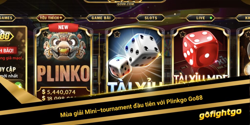 Mini–tournament đầu tiên với Plinko Go88